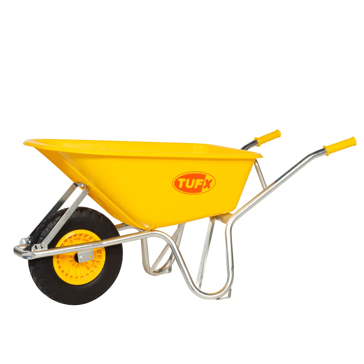 TUFX trillebår i massiv plast | 100L - bredd 60cm - vekt: 13,9kg