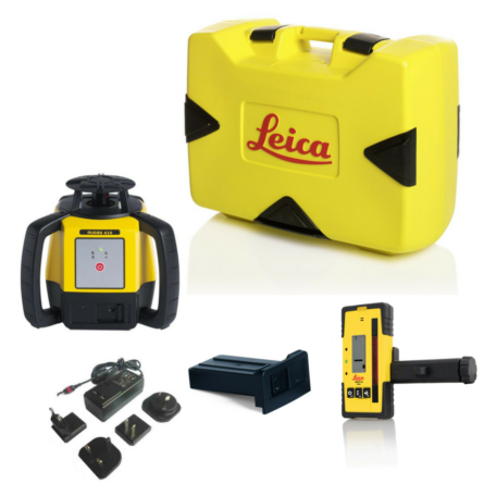 Leica Rugby 610 Rotatonlaser | INKL. RE 160 mm mottaker og li-on batteri