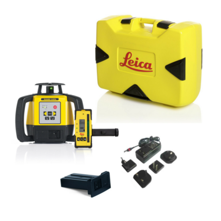 Leica Rugby 640G Rotasjonslaser | INKL. RE 120G mottaker og li-on bat.