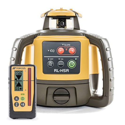 Topcon Rotationslaser RL-H5A Inkl. LS 100D mottaker