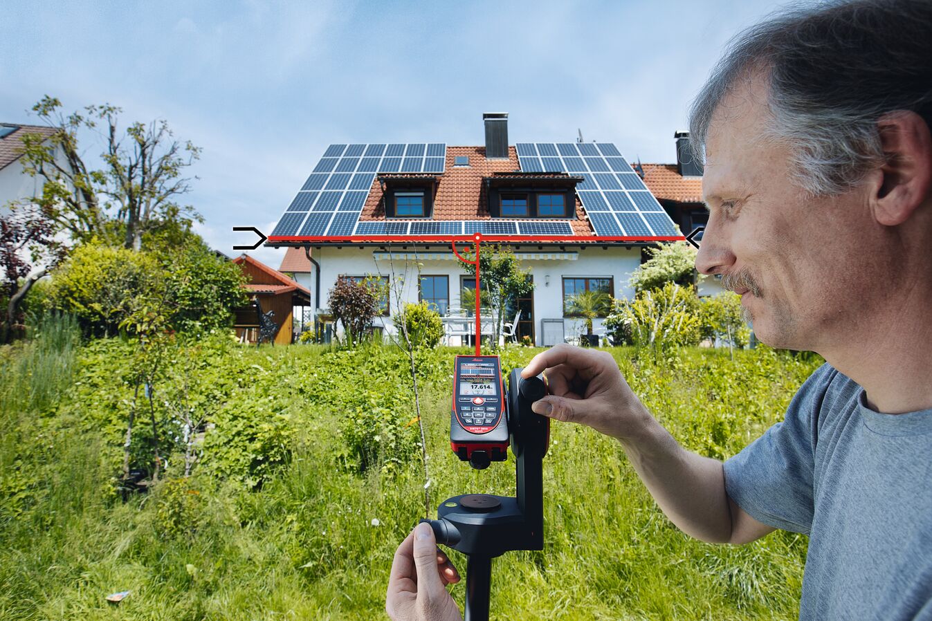 Leica Disto D810 Touch | Avstandsmätare med pekskjerm og kamerafunksjon