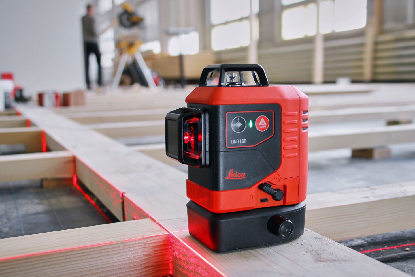 Leica Lino L6R 3X360° Paket Röd linjelaser