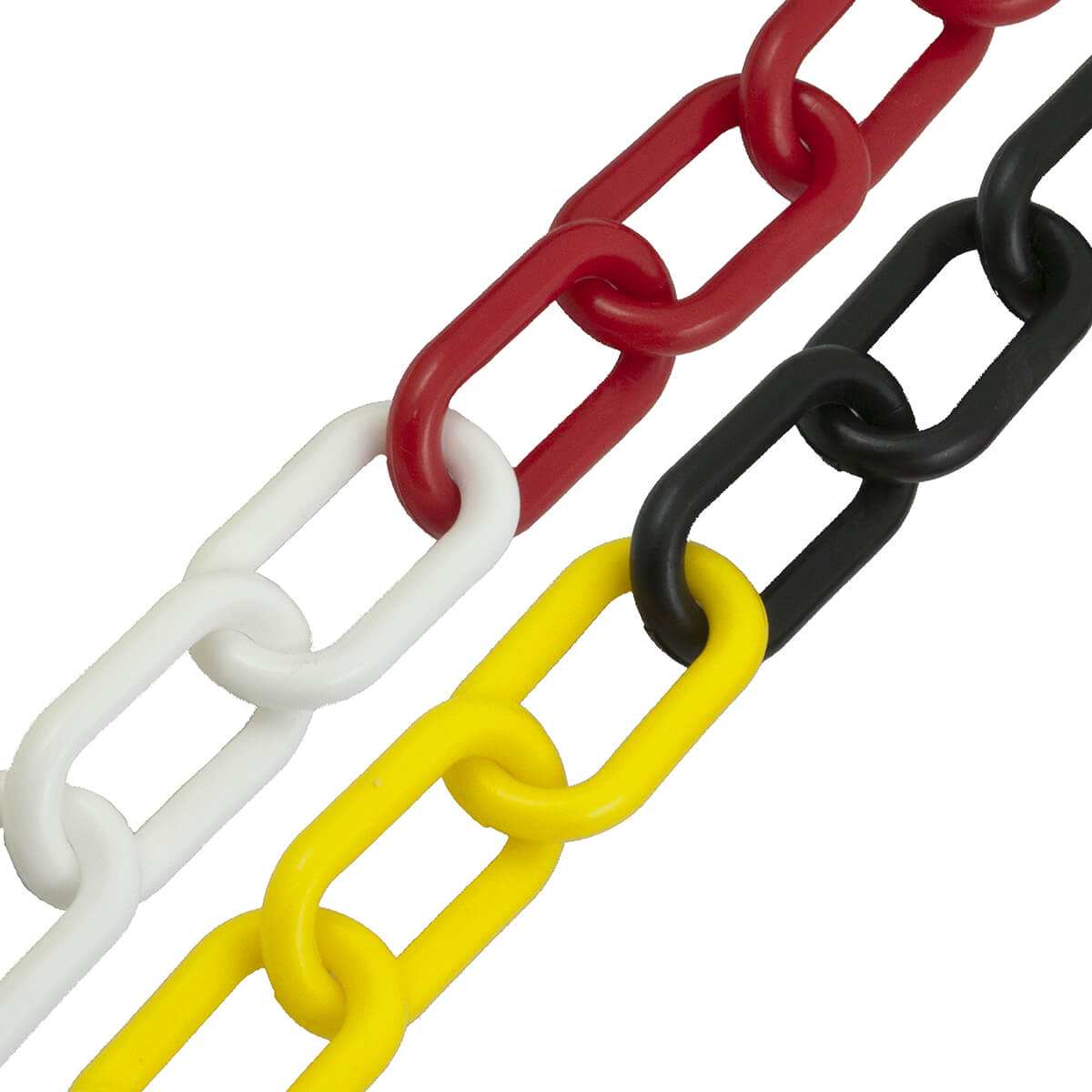 8mm x 25 meter rød-hvit spole