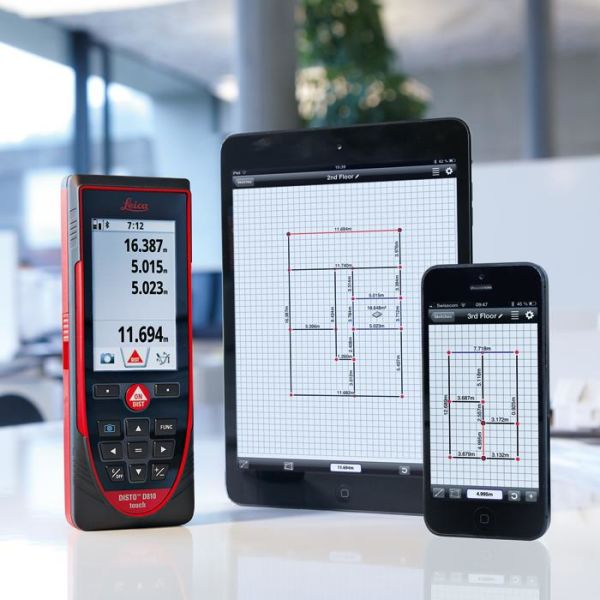 Leica Disto D810 Touch | Avstandsmätare med pekskjerm og kamerafunksjon