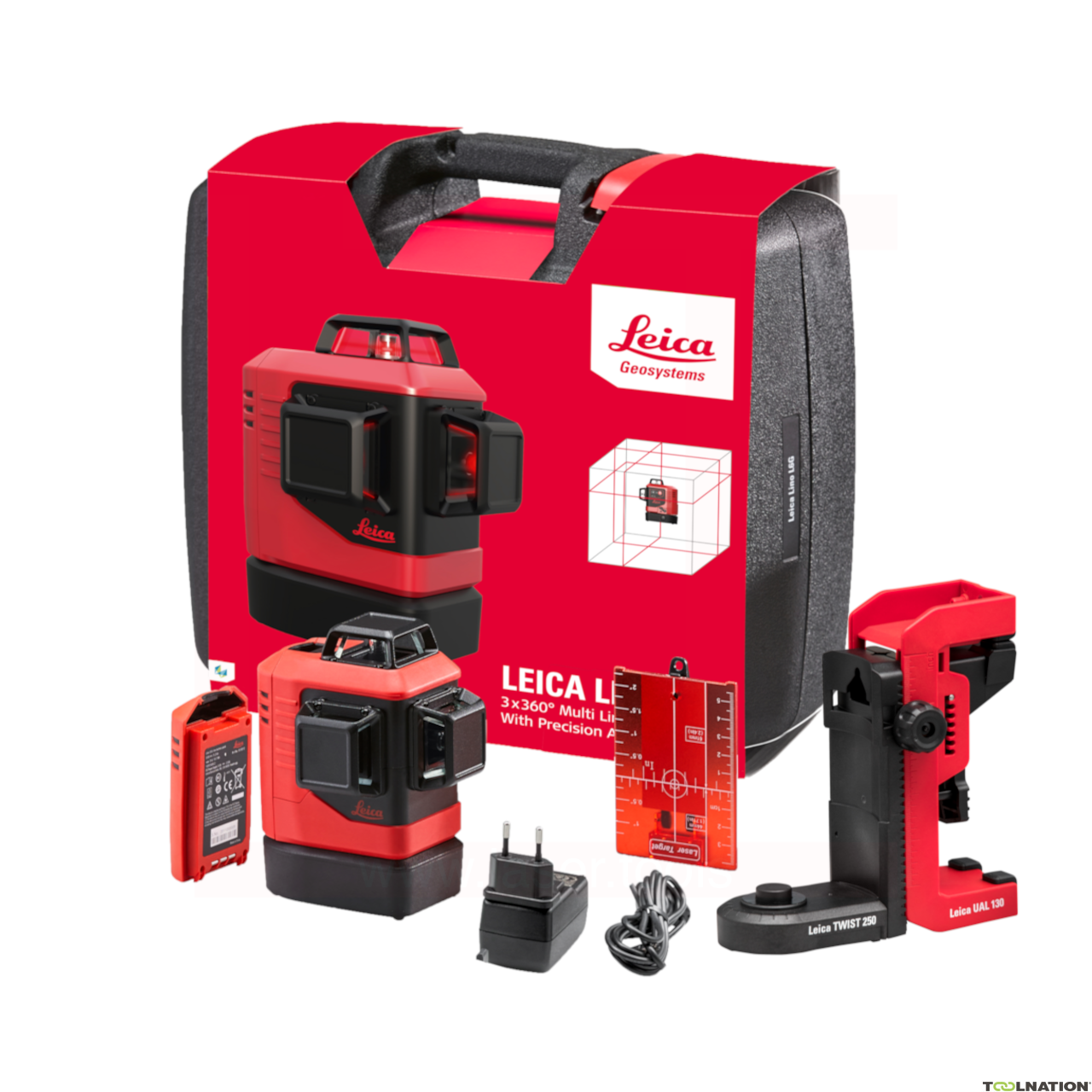 Leica Lino L6R 3X360° Paket Röd linjelaser