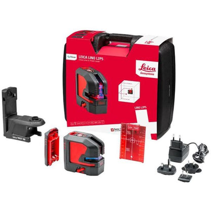 Leica Lino kors og punktlaser L2P5-1 Paket Röd 