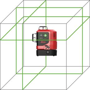 Leica Lino linjelaser L6G 3x360° Paket Grön laser 